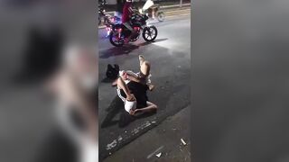 Man Hit By Motorcycle Suffers Terrible Injury