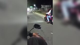 Man Hit By Motorcycle Suffers Terrible Injury