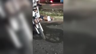 Man Hit By Motorcycle Suffers Terrible Injury