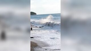Two Drunk Men Missing After Being Swept Away By Sea Waves