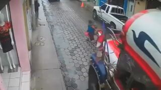 Elderly Woman Gets Run Over By Bus, Driver Flees