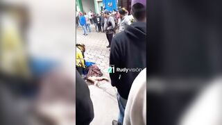 Elderly Woman Gets Run Over By Bus, Driver Flees