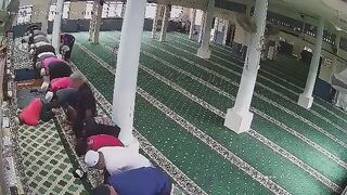 A worshipper suddenly died while prostrating during prayers at a mosque in Malaysia.