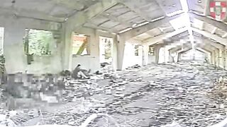 And another katsap stand in doggystyle and takes a drone in ass