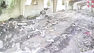 And another katsap stand in doggystyle and takes a drone in ass