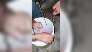 Blindfolded Captive Gets Fingers Cut Off At The Gunpoint