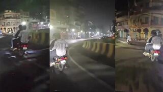 A pitiful small-displacement motorcycle