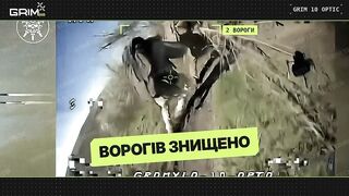 Drone ambush on a Russhits.