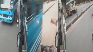 Kerala Motorcycle Rider Collects a Free Near-Death Experience