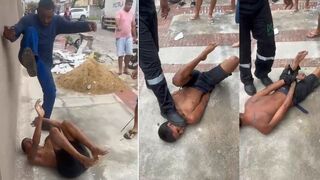A thief brutally assaulted an elderly woman and was condemned by the public.