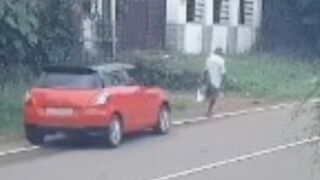 Old Man Walking On The Roadside Killed By Hit-And-Run Driver