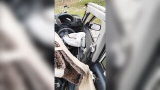 Female Driver Burned Alive in Fiery Crash in Russia