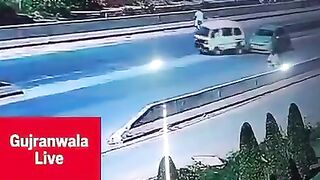 Sialkot Driver Pulls Off Epic Multi-Car Smash Then Vanishes Like a Ghost