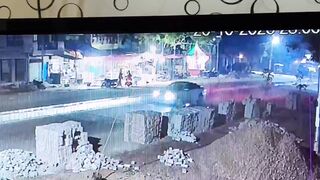 Aligarh Audi Driver Nails the Perfect Bike-to-Roadkill Combo
