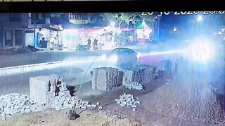 Aligarh Audi Driver Nails the Perfect Bike-to-Roadkill Combo