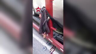 Gruesome Aftermath Of Motorcyle Accident In Venezuela