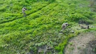 COLOMBIAN FEMALE MERCENARY WOUNDED IN OREKHOVSKY