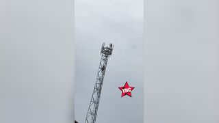 Man Climbs On A Tower And Jumps To His Death In Brazil (More Angles)