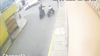 Sicarios Chase Man On Motorcycle And Execute Him In Cold Blood In Peru