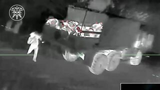 Drone VS truck full of Russians.