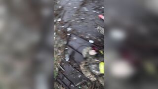 DEAD UKRAINIANS GET THEIR INSIGNIA OFF