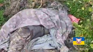 Ukrat, dressed as a ghost, gets his brains blown out by a headshot