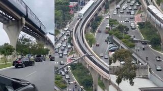 Driverless Monorail's "Advanced" Tech Drops Crane on Rush Hour Traffic