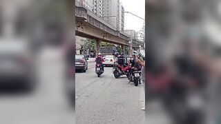 Woman Fell Off Motorcycle And Was Killed By Dump Truck