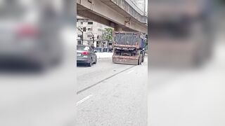 Woman Fell Off Motorcycle And Was Killed By Dump Truck