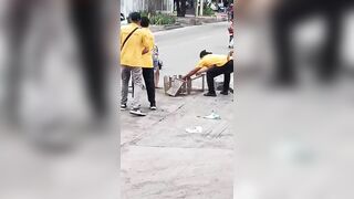 Hitman Who Wounded Businessman Stabbed and Beaten in Colombia