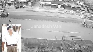 India's Highway Morning Special: RSS Leader Gets Flattened on Bike