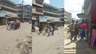 Man Who Tried To Steal A Motorcycle Caught And Beaten With Helmets