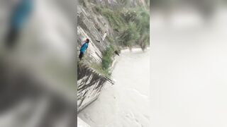 Woman Jumps Into The River After Conversation With EX BF