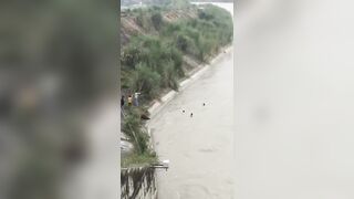 Woman Jumps Into The River After Conversation With EX BF