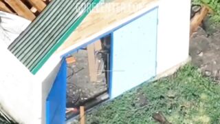 Headshot to a katsap shot in a garage
