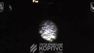 53-th Brigade cleaning Mala Dibrova village during Vivaldi operation