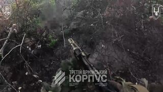53-th Brigade cleaning Mala Dibrova village during Vivaldi operation