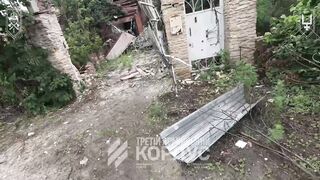 53-th Brigade cleaning Mala Dibrova village during Vivaldi operation
