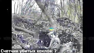 UKRAINIAN SOLDIERS RETURNED TO DUST BY RUSSIAN DRONE