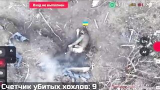 UKRAINIAN SOLDIERS RETURNED TO DUST BY RUSSIAN DRONE