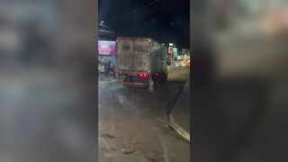 Truck Surfing Gone Wrong
