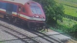 Man In Headphones Killed By Train In India