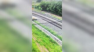 Man In Headphones Killed By Train In India