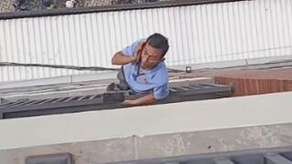 Man Jumps Out Hotel Window In Indonesia