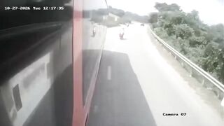 Why Overtaking on a Curve is Dangerous
