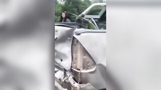 Motorcyclist Burned Alive After Collision With A Truck In Malaysia