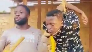 Two Thieves Tortured By Farmers