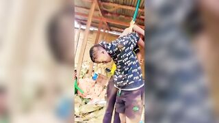 Two Thieves Tortured By Farmers