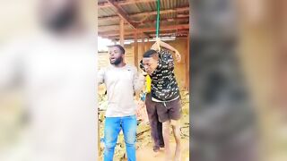 Two Thieves Tortured By Farmers