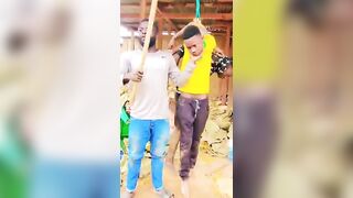 Two Thieves Tortured By Farmers